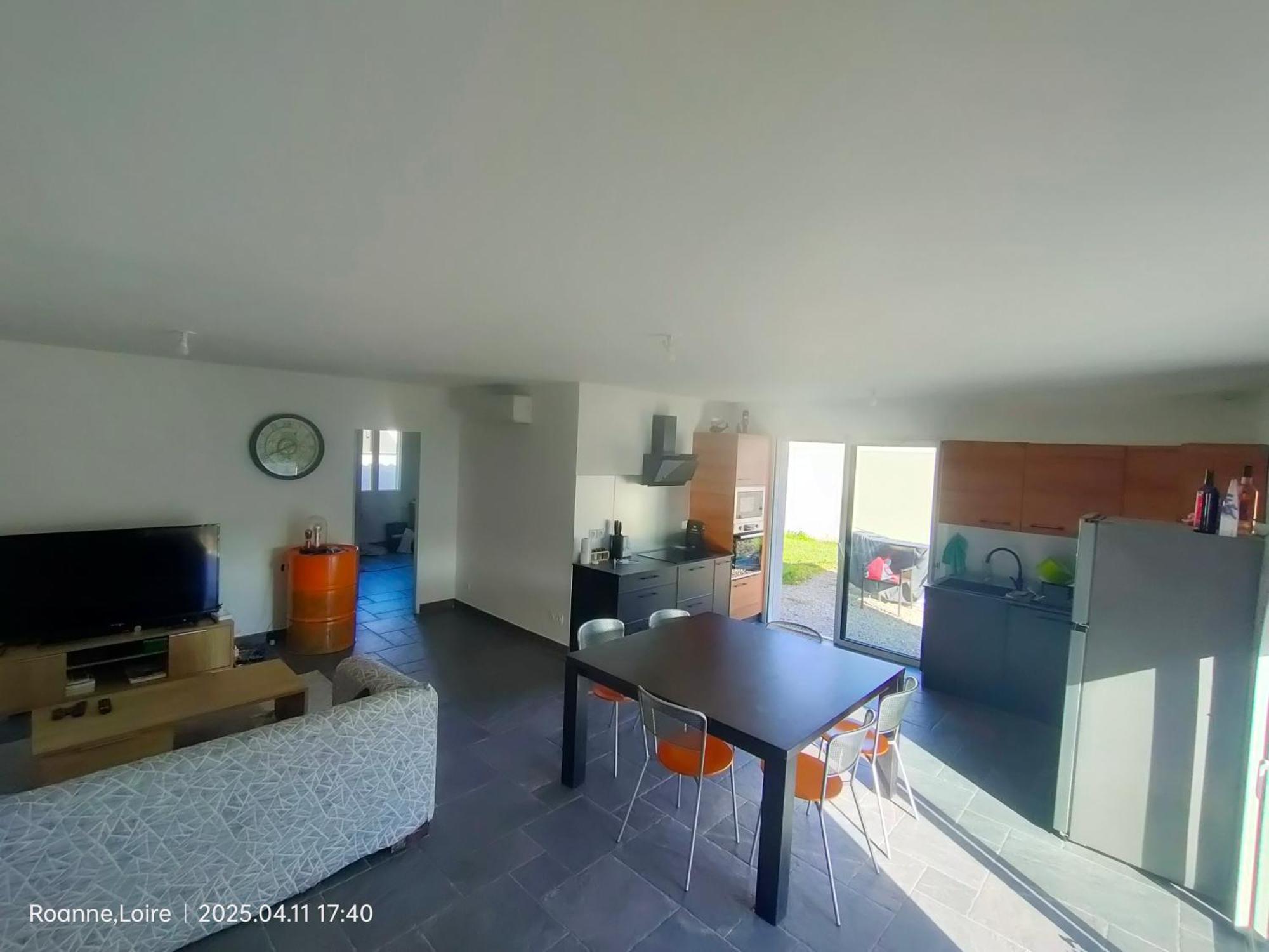 Chambre Dans Maison Plain-Pied Moderne Roanne Extérieur photo